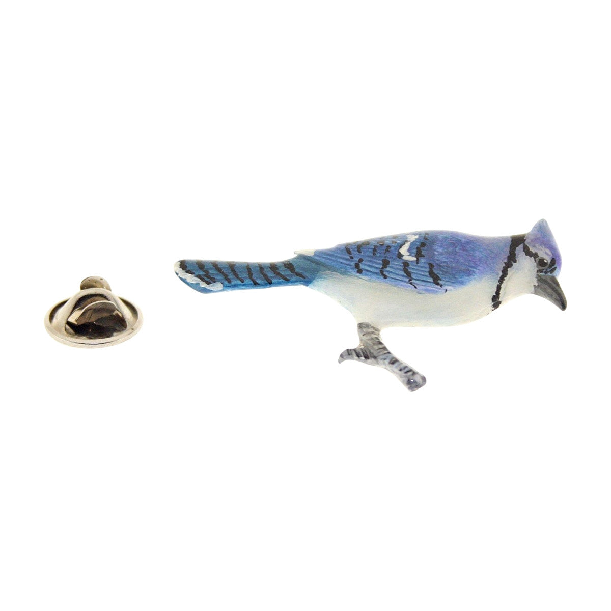 Blue Jay Pin ~ Hand Painted ~ Lapel Pin ~ Sarah's Treats & Treasures